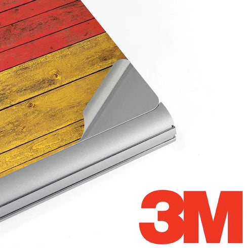 German Flag Dark Wood Surface Book 2 15in Skin