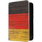German Flag Dark Wood Surface Duo Skin