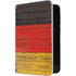 German Flag Dark Wood Surface Duo Skin
