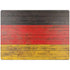 German Flag Dark Wood Surface Laptop 4 15in Skin