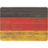 German Flag Dark Wood Surface Laptop Studio Skin