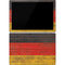 German Flag Dark Wood Surface Pro 7 Skin