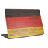 German Flag Dark Wood Universal Laptop 16in (13 x 9.4in) Skin