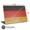 German Flag Dark Wood Universal Laptop 17in (13.8 x 10in) Skin