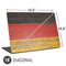 German Flag Dark Wood Universal Laptop 18in (14.6 x 10.6in) Skin