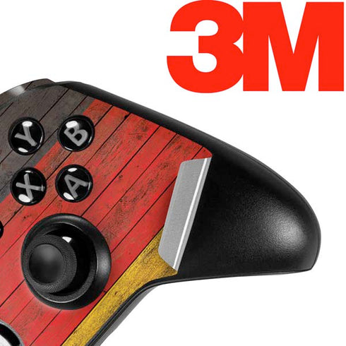 German Flag Dark Wood Xbox One Elite Controller Skin