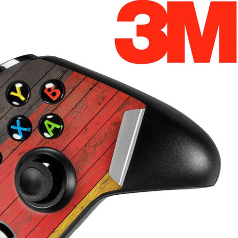 German Flag Dark Wood Xbox One S All-Digital Edition Bundle Skin