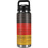 German Flag Dark Wood YETI Rambler 26oz Bottle Skin