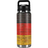 German Flag Dark Wood YETI Rambler 26oz Bottle Skin