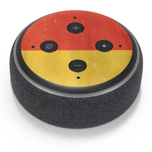 German Flag Distressed Amazon Echo Dot Skin
