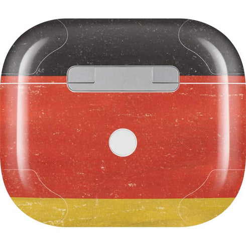 German Flag Distressed Apple AirPods (3rd Gen 2021) Skin