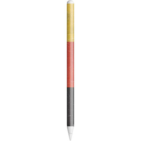 German Flag Distressed Apple Pencil (2nd Gen 2019) Skin