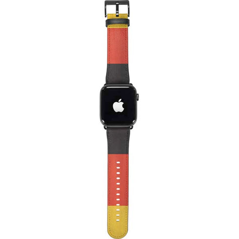 German Flag Distressed Apple Watch Band 42-44mm