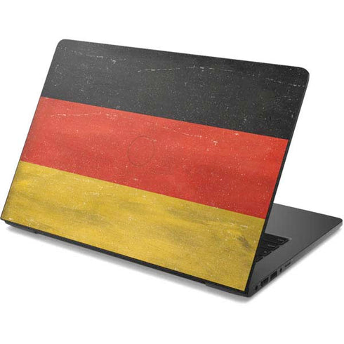 German Flag Distressed Dell Chromebook Skin