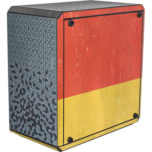 German Flag Distressed Cooler Master MasterBox Q300L Mini Tower Skin