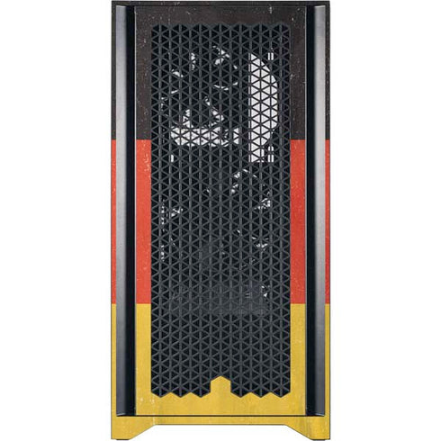 German Flag Distressed Corsair 4000D Tempered Glass Mid-Tower ATX Case Skin