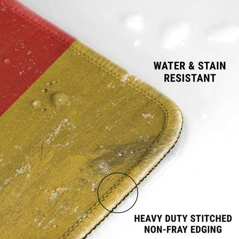 German Flag Distressed Gaming Mouse Pad