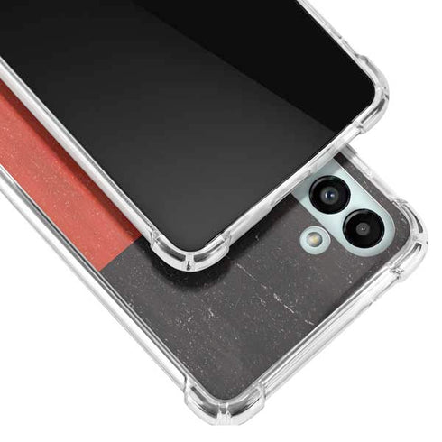 German Flag Distressed Galaxy A13 5G Clear Case