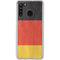 German Flag Distressed Galaxy A21 Clear Case