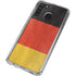 German Flag Distressed Galaxy A21 Clear Case