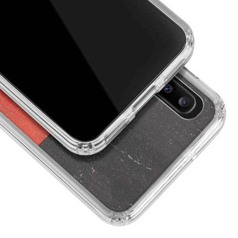 German Flag Distressed Galaxy A30 Clear Case