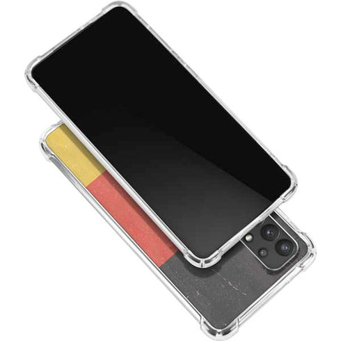 German Flag Distressed Galaxy A32 5G Clear Case