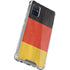 German Flag Distressed Galaxy A71 5G Clear Case