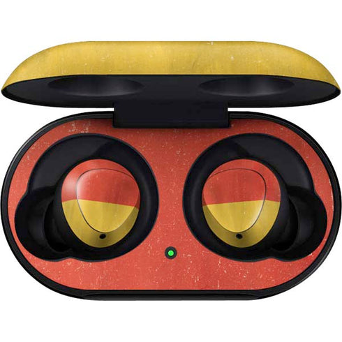 German Flag Distressed Galaxy Buds Skin