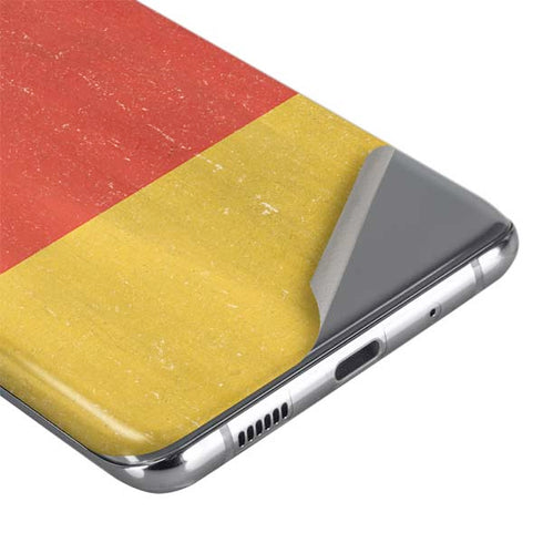 German Flag Distressed Galaxy S20 Plus Skin
