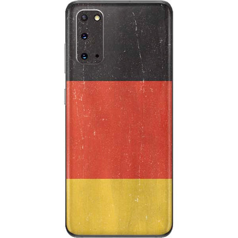 German Flag Distressed Galaxy S20 Skin