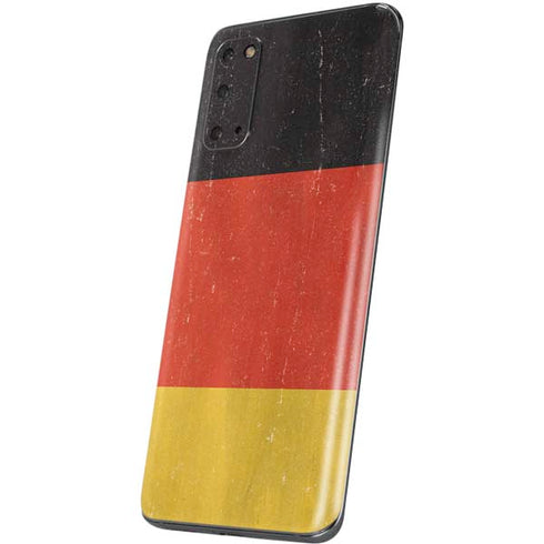 German Flag Distressed Galaxy S20 Skin