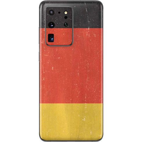 German Flag Distressed Galaxy S20 Ultra 5G Skin