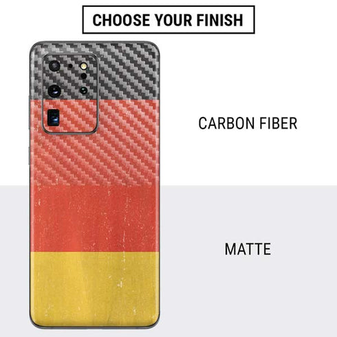 German Flag Distressed Galaxy S20 Ultra 5G Skin