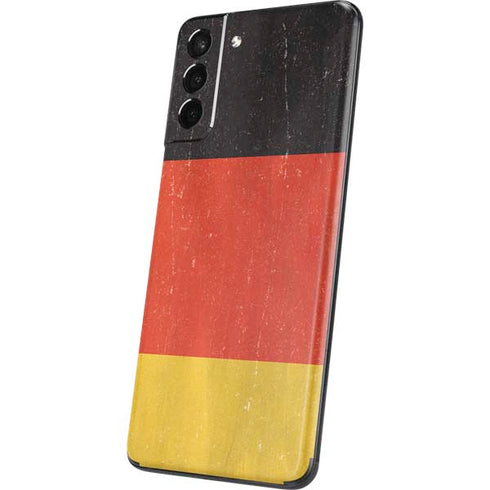 German Flag Distressed Galaxy S21 5G Skin