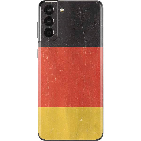 German Flag Distressed Galaxy S21 Plus 5G Skin