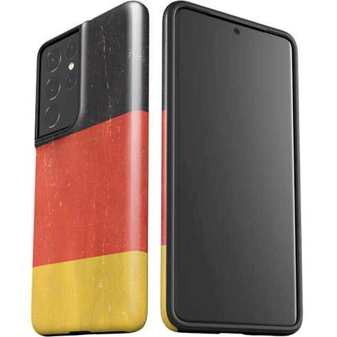 German Flag Distressed Galaxy S21 Ultra 5G Pro Case