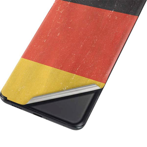 German Flag Distressed Galaxy S21 Ultra 5G Skin