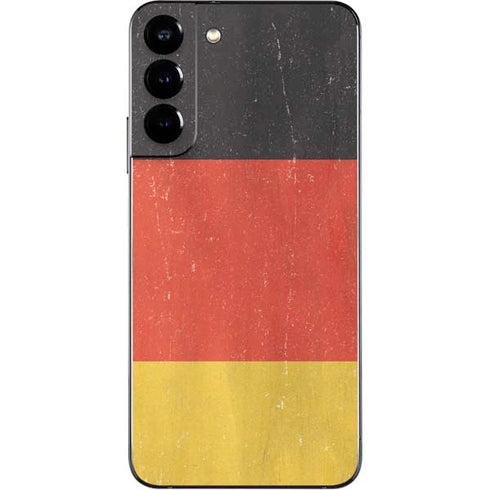 German Flag Distressed Galaxy S22 Plus Skin
