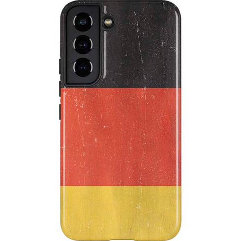 German Flag Distressed Galaxy S22 Pro Case
