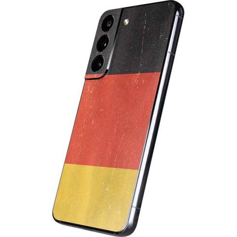German Flag Distressed Galaxy S22 Skin