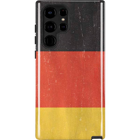 German Flag Distressed Galaxy S22 Ultra Pro Case