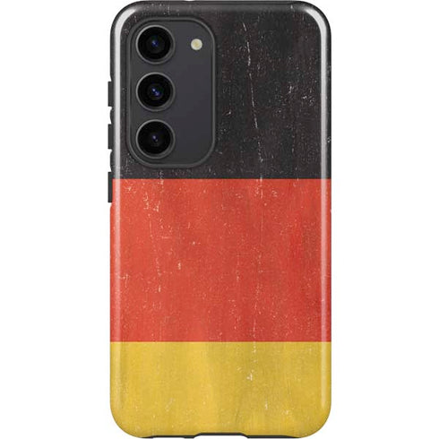 German Flag Distressed Galaxy S23 Pro Case