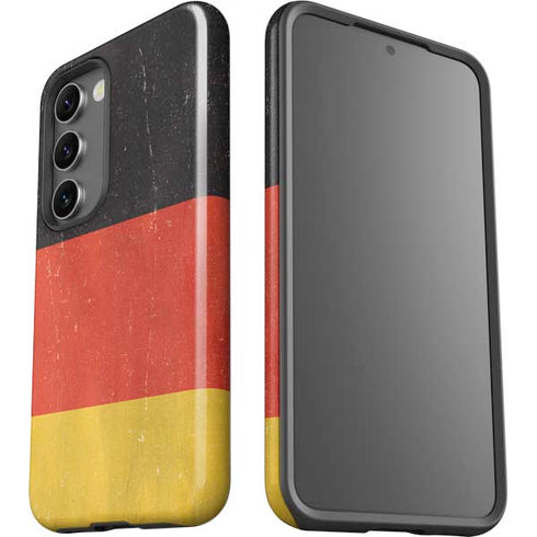 German Flag Distressed Galaxy S23 Pro Case