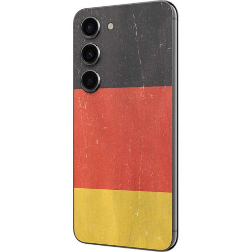 German Flag Distressed Galaxy S23 Skin