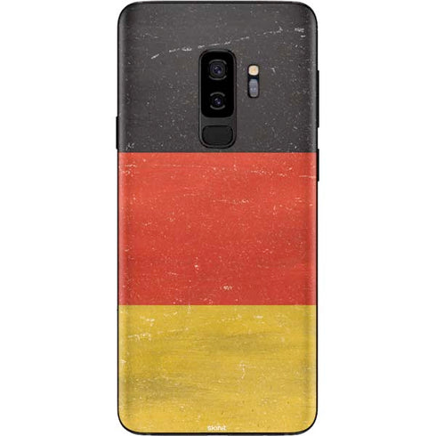 German Flag Distressed Galaxy S9 Plus Skin