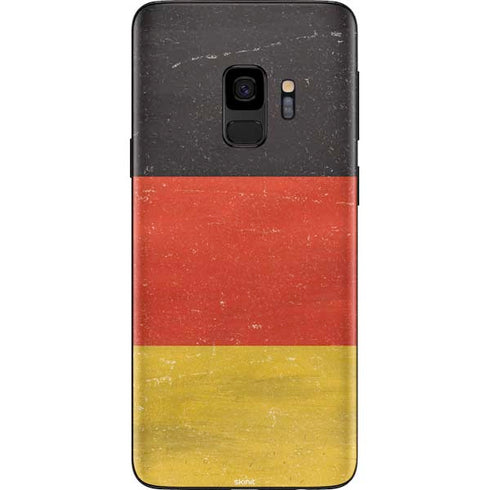 German Flag Distressed Galaxy S9 Skin