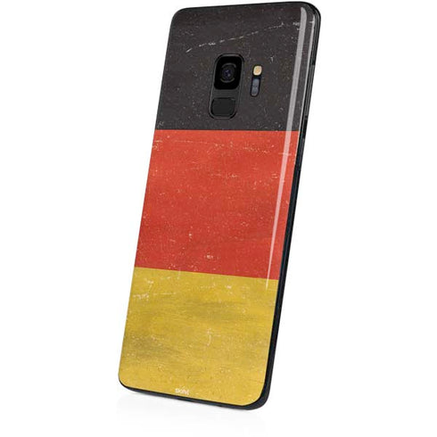 German Flag Distressed Galaxy S9 Skin