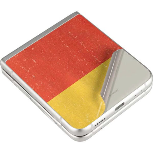 German Flag Distressed Galaxy Z Flip3 5G Skin