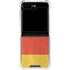 German Flag Distressed Galaxy Z Flip5 5G Clear Case