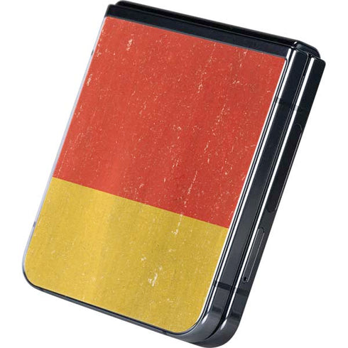 German Flag Distressed Galaxy Z Flip5 5G Skin